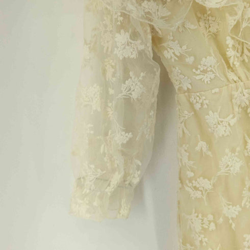 ザラ ZARA Embroidered Lace Top レディース XS