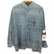 イッセイミヤケ ISSEY MIYAKE PERMANENTE 1995SS タイダイ ガーゼ素材 バンドカラーロングスリーブシャツ メンズ JPN:M