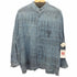 イッセイミヤケ ISSEY MIYAKE PERMANENTE 1995SS タイダイ ガーゼ素材 バンドカラーロングスリーブシャツ メンズ JPN:M