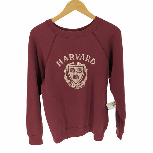 HARVARD エンブレム プリント ラグランスリーブ スウェット メンズ