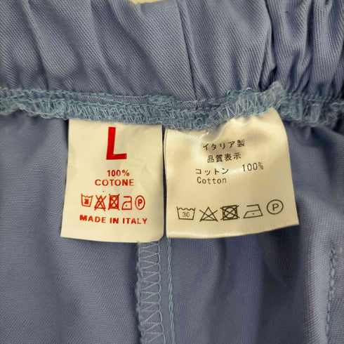 イタリア製 コットン テーパードパンツ メンズ JPN:L