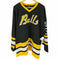 Travering Wild Life Bulls プリント アイスホッケー ゲームシャツ メンズ