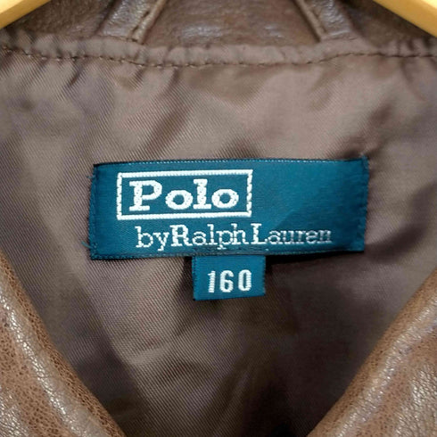 ポロバイラルフローレン Polo by RALPH LAUREN A-2フライトジャケット 牛革 カウハイド レザージャケット メンズ 160