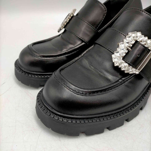 イートミー EATME 24SS ビジューバックルローファーシューズ 厚底 レディース M