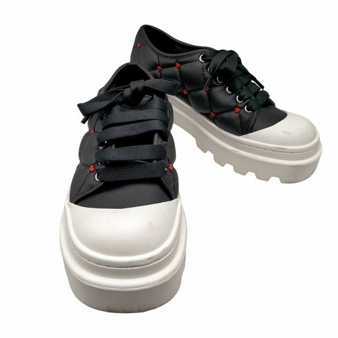 チャールズキース CHARLES & KEITH 24SS Dahlia Heart Print Chunky Sneakers ハートプリントチャンキースニーカー レディース JPN:23