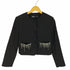 ザラ ZARA SHORT BEADED BLAZER レディース import:S