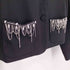 ザラ ZARA SHORT BEADED BLAZER レディース import:S