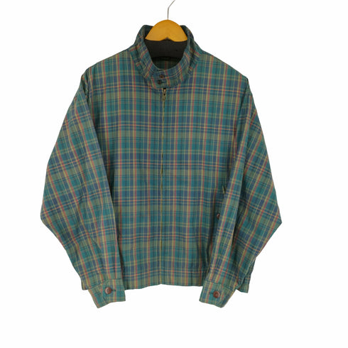 URBAN CITY チェックハリントンジャケット メンズ import:L
