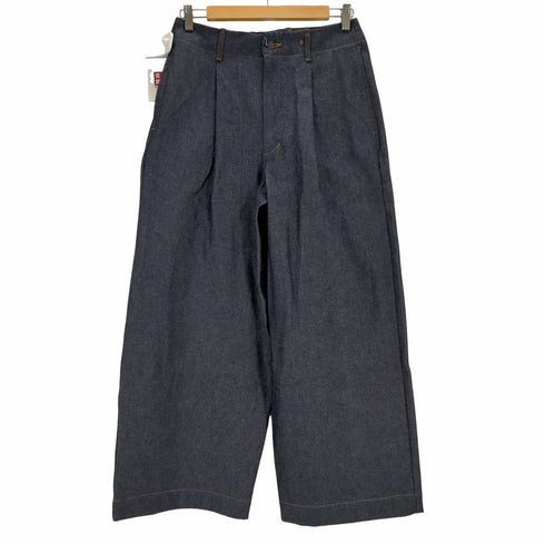 マイビューティフルランドレット my beautiful land let rigid denim tuck wide pants メンズ JPN:0