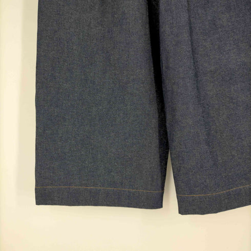 マイビューティフルランドレット my beautiful land let rigid denim tuck wide pants メンズ JPN:0