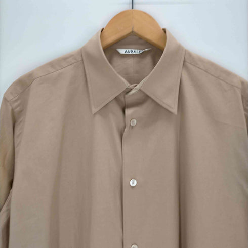 オーラリー AURALEE WASHED FINX TWILL SHIRT メンズ JPN:3