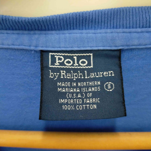 ポロバイラルフローレン Polo by RALPH LAUREN ポニー刺繍 クルーネックショートスリーブTシャツ メンズ import:S