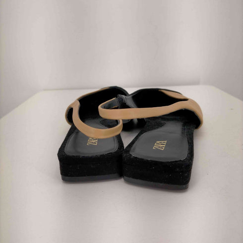 ザラ ZARA バイカラーミュール レディース EUR:38