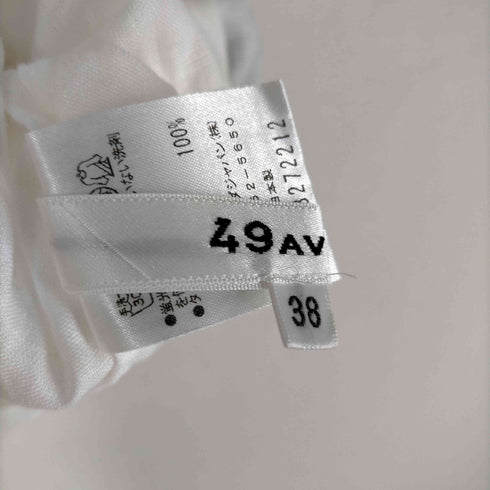 フォーティーナインアヴェニュージュンコシマダ 49AV.Junko Shimada リネンシャツブラウス レディース JPN:38