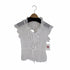 アニエスベー agnes b. PARIS ノースリーブ フリル シャツブラウス レディース JPN:36