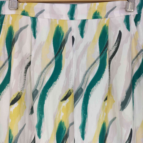 ユナイテッドアローズグリーンレーベルリラクシング UNITED ARROWS green label relaxing アート プリント パンツ レディース FREE