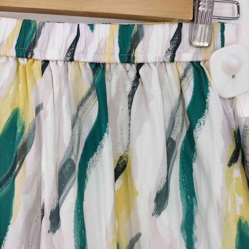 ユナイテッドアローズグリーンレーベルリラクシング UNITED ARROWS green label relaxing アート プリント パンツ レディース FREE