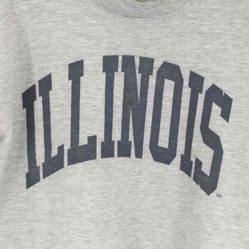 ギルダン GILDAN フロントアーチプリントスウェット ILLINOIS メンズ