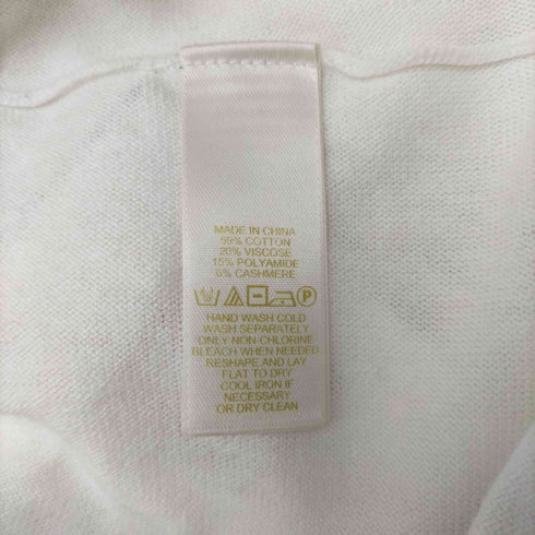 ケイトスペードニューヨーク kate spade NEW YORK バックリボン Vネック カシミヤ混 七分袖 ニット レディース import:XS
