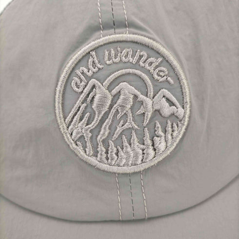 アンドワンダー and wander back mesh cap メンズ
