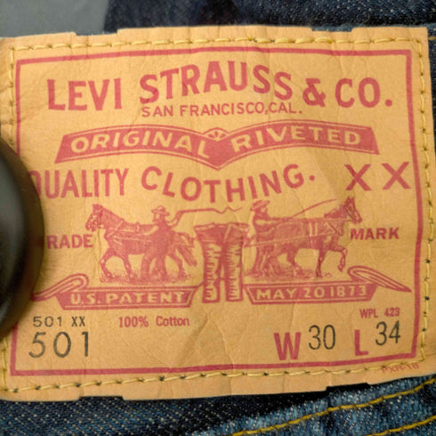 リーバイスヴィンテージクロージング Levis Vintage Clothing 501XX 501 66モデル コーンミルズデニム メンズ W30 L34