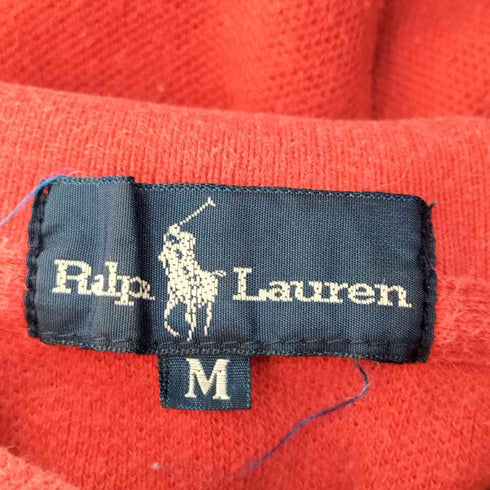 ラルフローレン RALPH LAUREN 裾スリット ポニー刺繍 鹿の子 コットン ポロシャツ レディース JPN:M