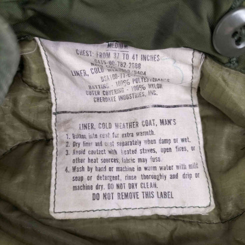ユーエスアーミー US ARMY 70S 72年製造 M-65 FISHTAIL PARKA メンズ SMALL-REGULAR