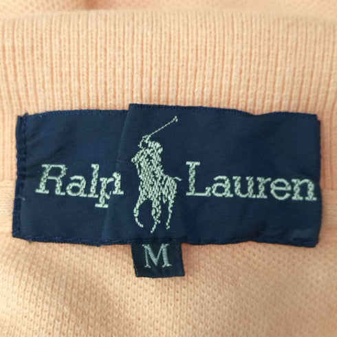 ラルフローレン RALPH LAUREN 裾スリット ポニー刺繍 鹿の子 コットン ポロシャツ レディース JPN:M