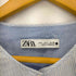 ザラ ZARA マルチストライプ シャツワンピース レディース import:L