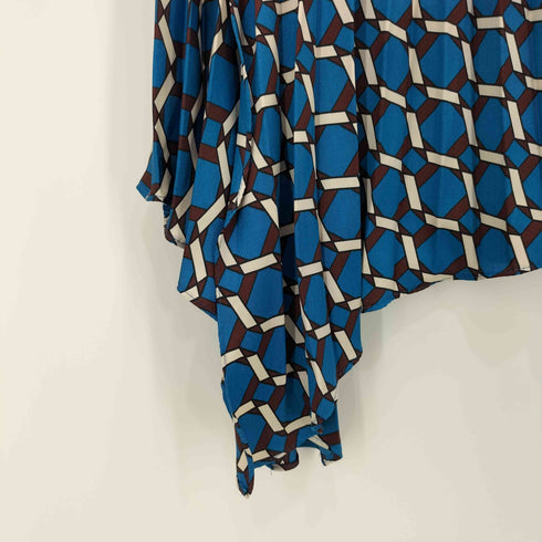 ザラ ZARA 総柄 プリーツスカート レディース M