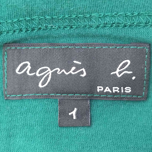 アニエスベー agnes b. レザール トカゲ ロゴ ロンT レディース イ
