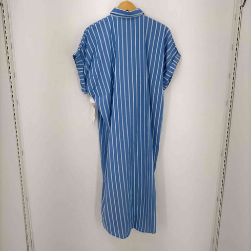 ザラ ZARA ストライプ ノースリシャツワンピース レディース import:M