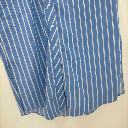 ザラ ZARA ストライプ ノースリシャツワンピース レディース import:M