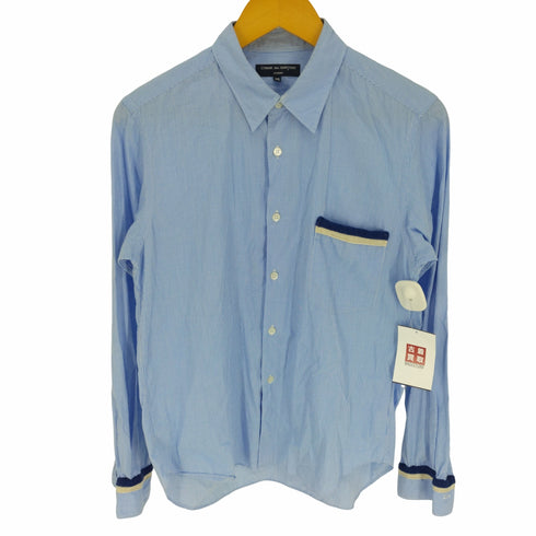 コムデギャルソンオム COMME des GARCONS HOMME AD2009 パイルライン パイピング レギュラーカラー シャツ メンズ JPN:XS