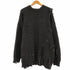 ダンケシェーン Danke Schon 23AW 裾ジップ ダメージクルーネックニット レディース FREE