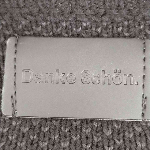 ダンケシェーン Danke Schon 23AW 裾ジップ ダメージクルーネックニット レディース FREE