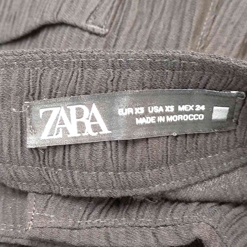 ザラ ZARA エアプリーツ イージーパンツ レディース XS