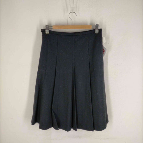 ダックスロンドン DAKS LONDON 00S カシミヤ混 ウール プリーツスカート レディース 40