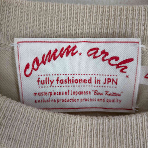 コムアーチ camm.arch. ポケット付き L/S ニット カットソー メンズ JPN:4
