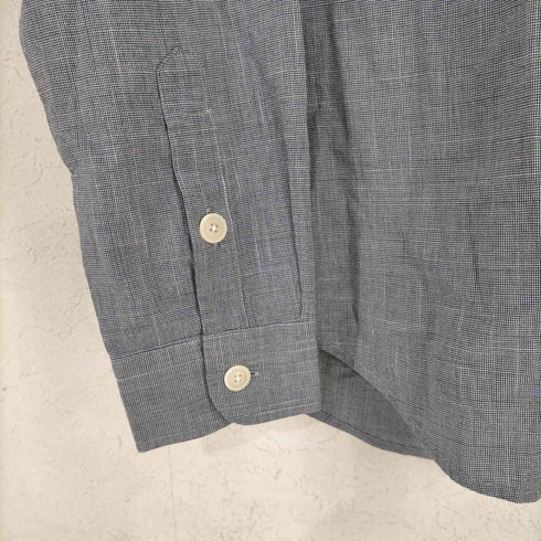 ラコステ LACOSTE SLIM FIT ノーカラー ストライププルオーバーL/Sシャツ メンズ 39