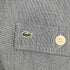 ラコステ LACOSTE SLIM FIT ノーカラー ストライププルオーバーL/Sシャツ メンズ 39