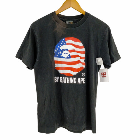 アベイシングエイプ A BATHING APE 90s 初期 星条旗エイプヘッド Tシャツ メンズ JPN:M