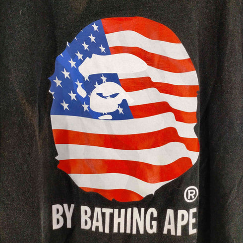 アベイシングエイプ A BATHING APE 90s 初期 星条旗エイプヘッド Tシャツ メンズ JPN:M