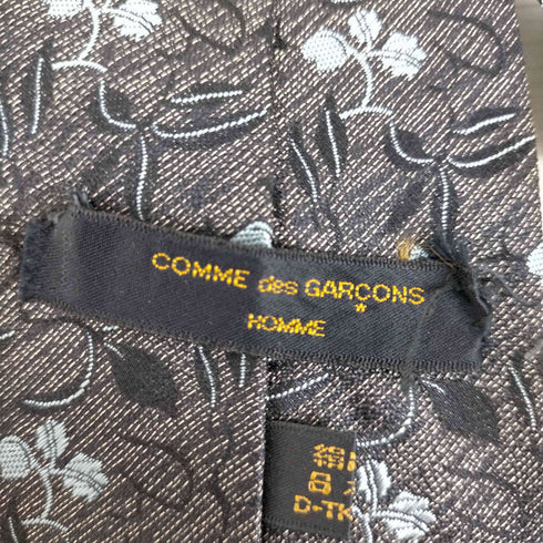 コムデギャルソンオム COMME des GARCONS HOMME SILK100% 田中オム ジャガード 総柄ネクタイ メンズ