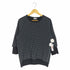アンダーカバーイズム UNDERCOVERISM openstrings期 ブロックチェック レイヤード7分袖カットソー クルーネックTシャツ メンズ JPN:2