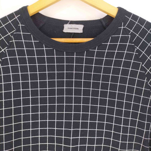 アンダーカバーイズム UNDERCOVERISM openstrings期 ブロックチェック レイヤード7分袖カットソー クルーネックTシャツ メンズ JPN:2
