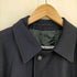 アクアスキュータム AQUASCUTUM カナダ製 Aqua 5 ウールギャバ ステンカラーコート メンズ