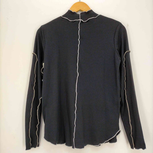 ジーナシス JEANASIS Wメローリブハイネック LS TEE レディース FREE