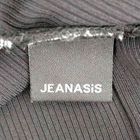 ジーナシス JEANASIS Wメローリブハイネック LS TEE レディース FREE
