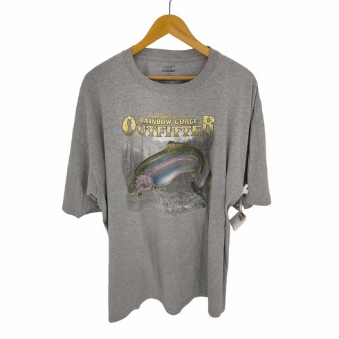 カベラス cabelas ニジマスプリントクルーネックTシャツ メンズ 2XL